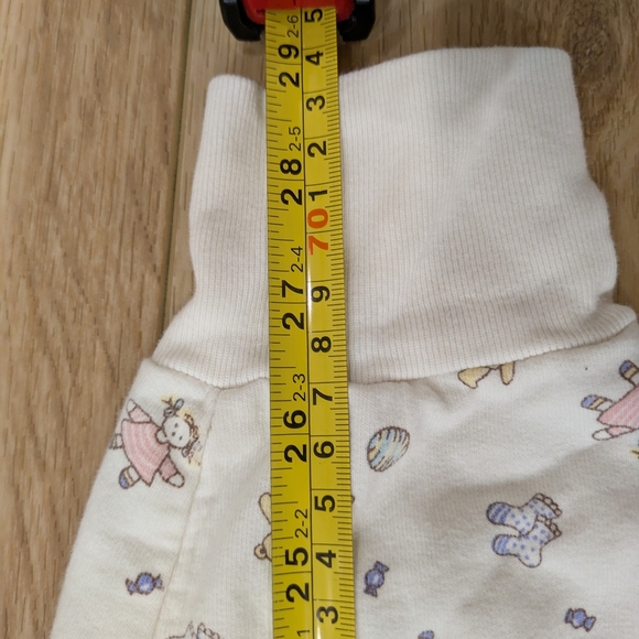 Vintage Cotton Teddy Bear Girl's Toddler Sleeper - Picture 7 of 8